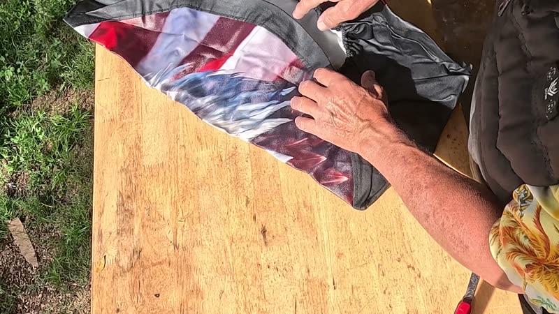 RV Spare Tire Cover with American Eagle